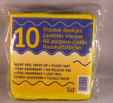 10 VISCOSEDOEKJES