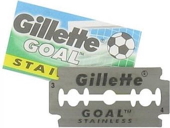 GILLETTE SCHEERMESJES S/5 PLAT