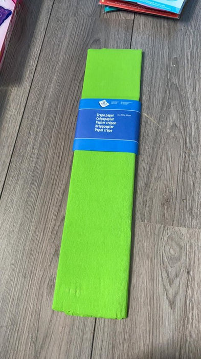 CREPE PAPIER GROEN*