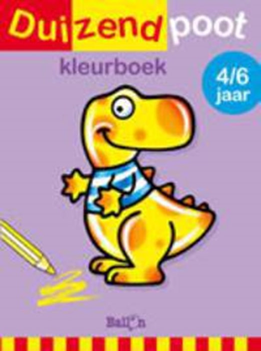 KLEURBOEK DUIZENDPOOT DINO