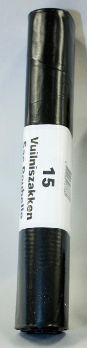 ROULEAU DE 15 SACS À SALETÉ 90L (60X90) GRIS