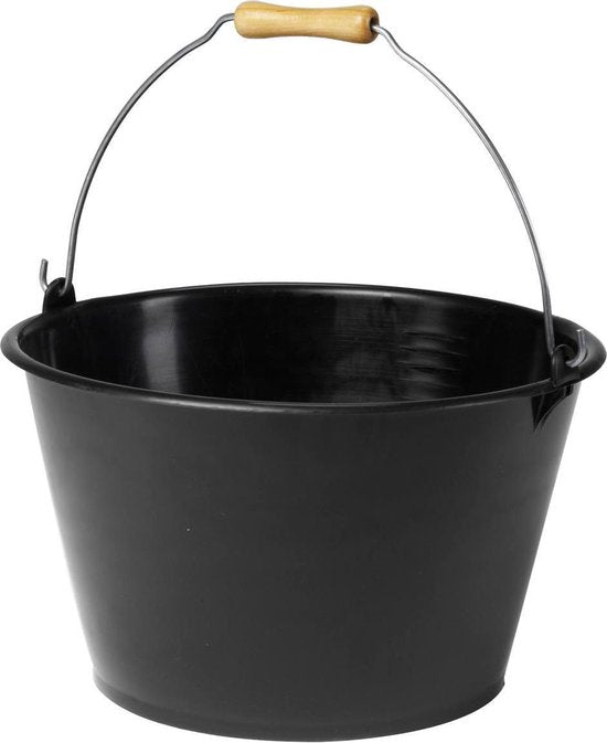 EMMER ZWART M/HOUTEN HANDVAT