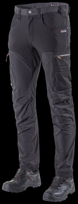 L.BRADOR - TROUSERS 1030P BLACK 48