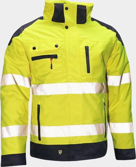 HODOR HIGH VIZ JAS GEEL/MARINE S