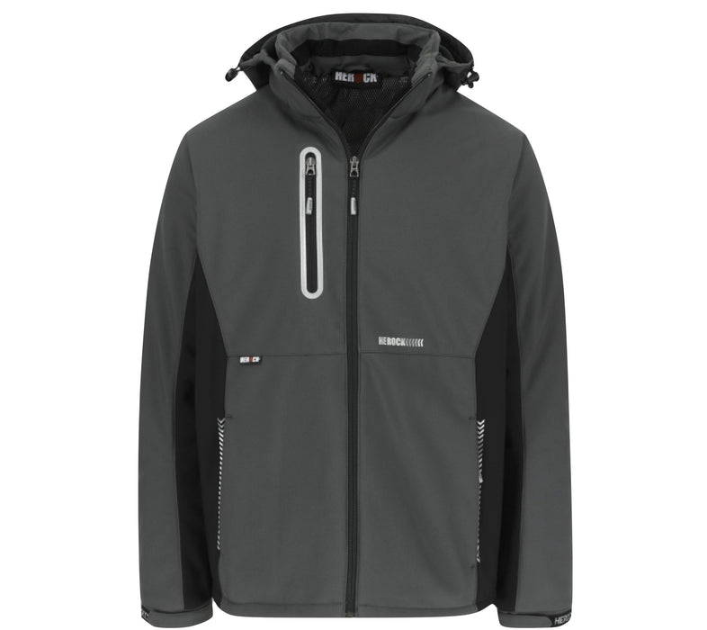 TARIS SOFTSHELL VEST ANTRACIET/GRIJS XL