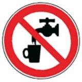 KLEVER 'GEEN DRINKBAAR WATER' (PER 10)