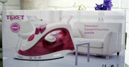 STOOMSTRIJKIJZER 2000W