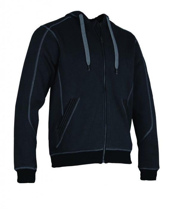 CHARPENTE SWEATER MET KAP GRIJS T4