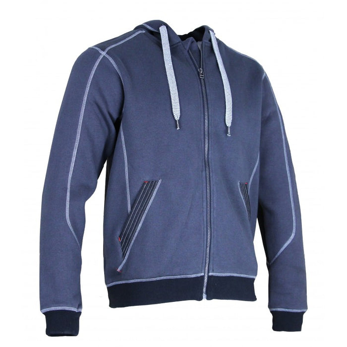 CHARPENTE SWEATER MET KAP GRIJS T5