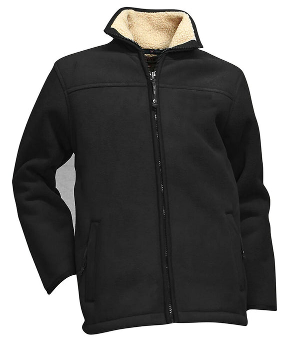 VESTE POLAIRE ECORCE NOIR AVEC DOUBLURE T3