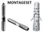 WT MONTAGESET T-STOKSCHR+ MF-PLUG M10X140/P12 (5 SETS) VZ