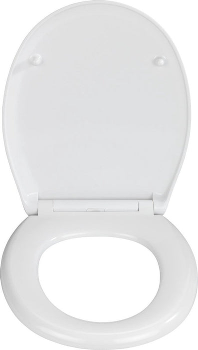 Abattant WC RIETI BLANC FERMETURE FACILE DUROPLAST