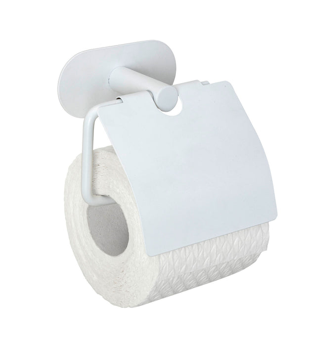 TURBO-LOC TOILETROLHOUDER MET KLEP OREA WHITE RVS MAT