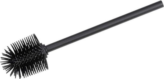 BROSSE DE RECHANGE SILICONE Ø80MM AVEC MANCHE NOIR