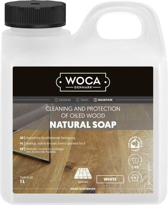 WOCA NATUURZEEP WIT - 1 LITER