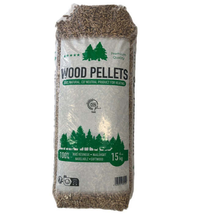 PELLET 15KG 100 PROCENT NAALDHOUT