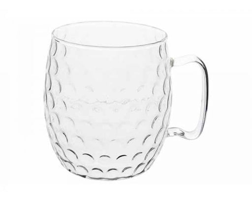 MOSCOW MULE GLASS HAMMERTONE TRANSPARANT