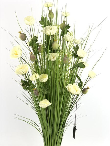 Flower bunch white **100 cm