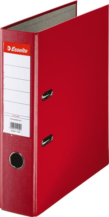 ESSELTE ORDNER PVC ECO 8CM A4 ROOD