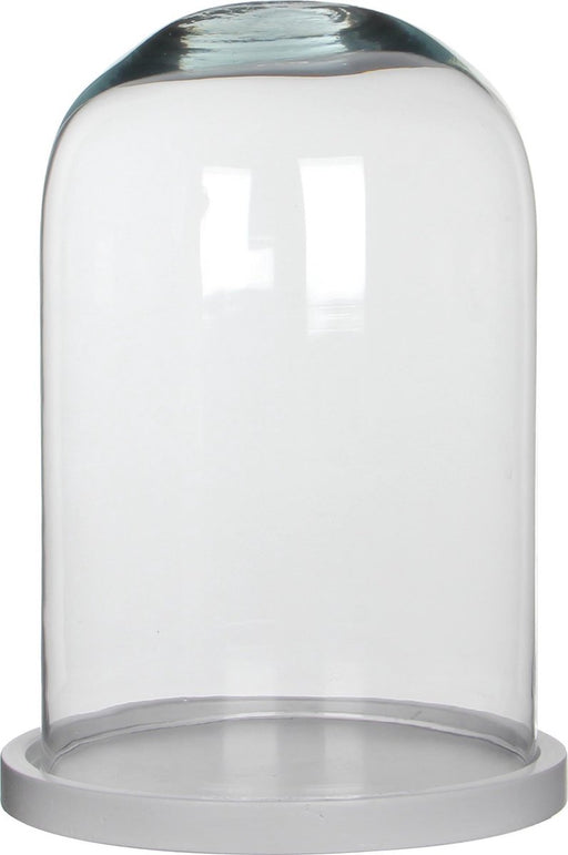Hella stolp glas op bord wit - h30xd21cm
