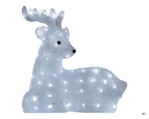 LED DEER ACRYLIC DEER STEADY OUTDOOR COOL WHITE L45.00-W16.00-H43