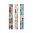 GIFTWRAPPING PAPER SANTA, TREES, XMAS ICONS 3ASS MULTI L300.00-W1