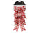 STRIK POLYESTER DECORATIE:CHECK WITH SNOW HANG METHODE:BENDABLE W