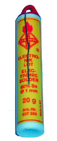 ELEKTRONICA SOLDEER HF32 1MM 20G STIFT SN