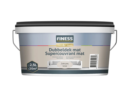 FINESS DUBBELDEK MAT 2,5L 14346 SLATE GREY