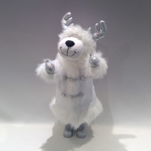 Reindeer standing White-23*16*57