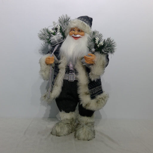 Santa standing Grey-B/O-LED-30*20*60
