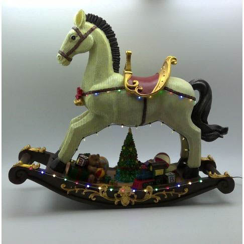 Rocking horse Multicolor-Adapter incl.-LED-59x18x50