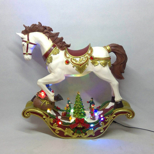 Horse animated Multicolor-Battery-LED-46x13x44