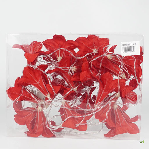 LOTUS FLOWER 20PCS  RED-PLUG IN-LED-600