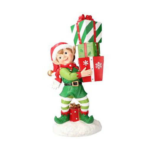 ELF HOLDING GIFT SET POLY   RED/GREEN-LED-30,20X22,3X61,5CM
