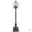 FLOOR LAMP SNOWING  ADAPTOR INCL.-30X30X177CM-LED-BLACK RUSTY