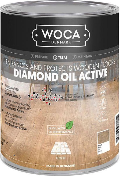 WOCA DIAMOND OIL ACTIVE - NATUREL - 1 LITER